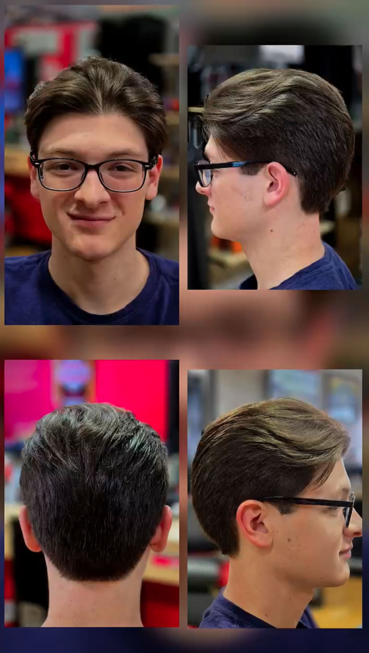 Customer haircut showcase 3