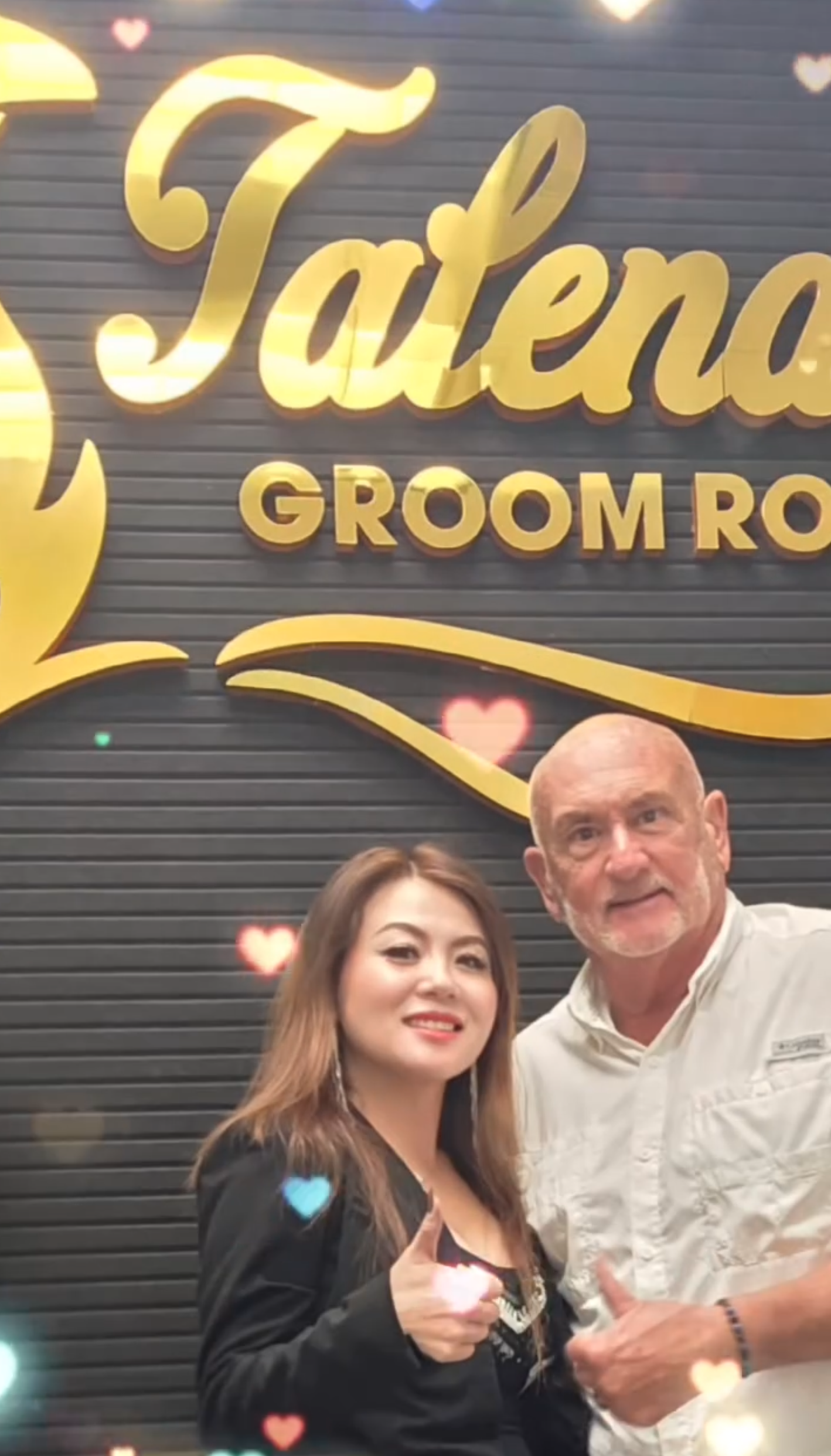 Talena with customer