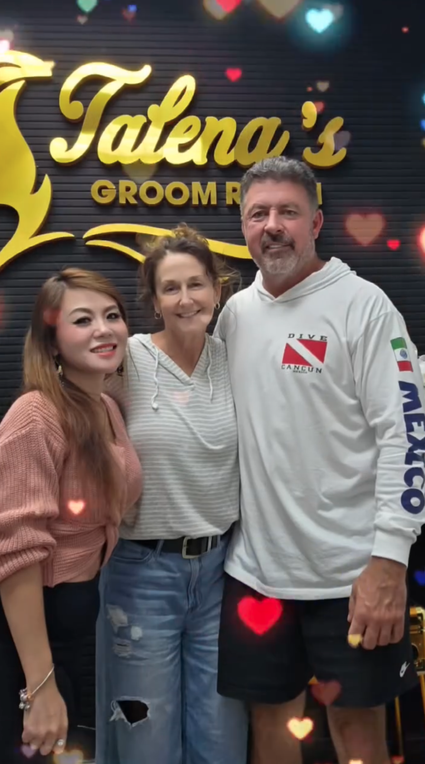 Talena with customer